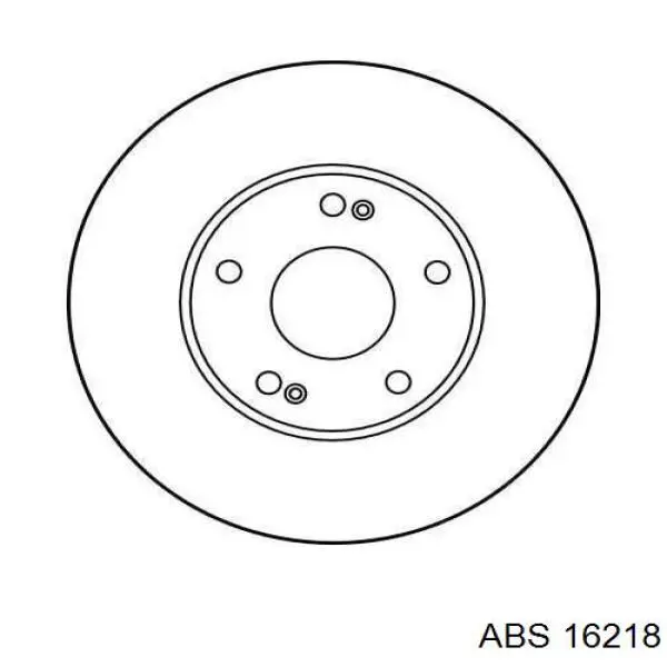 16218 ABS freno de disco delantero