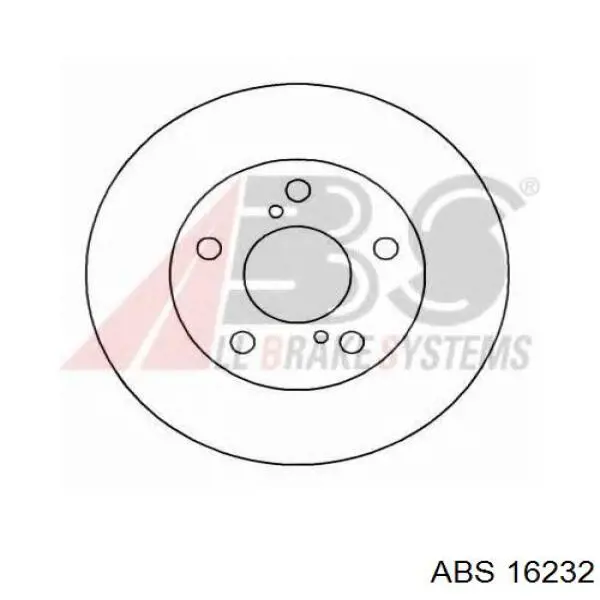 16232 ABS freno de disco delantero