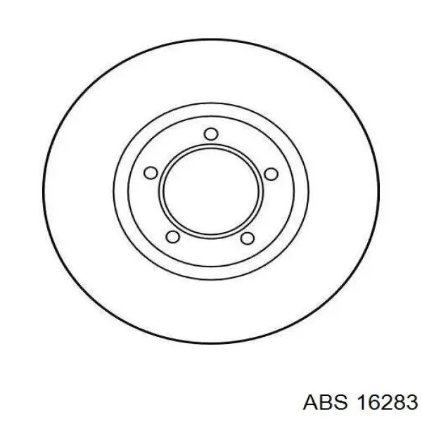 16283 ABS freno de disco delantero