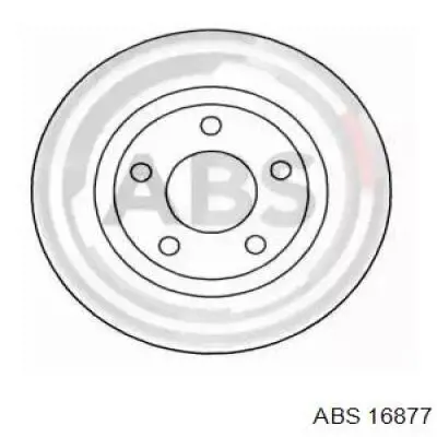 Comprar 16877 ABS Freno de disco delantero