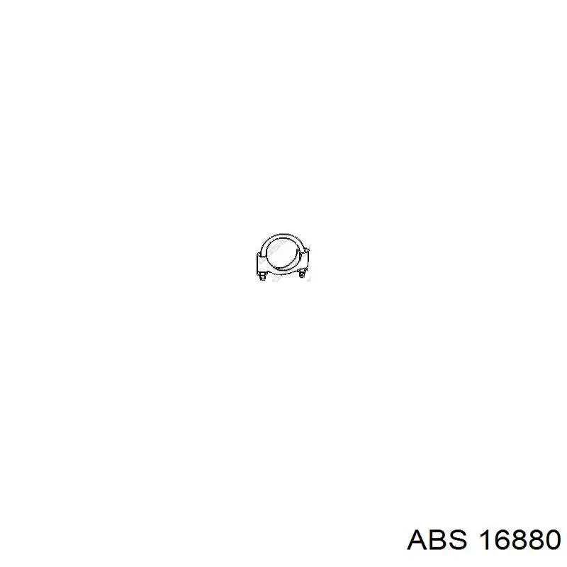 Disco de freno 16880 ABS