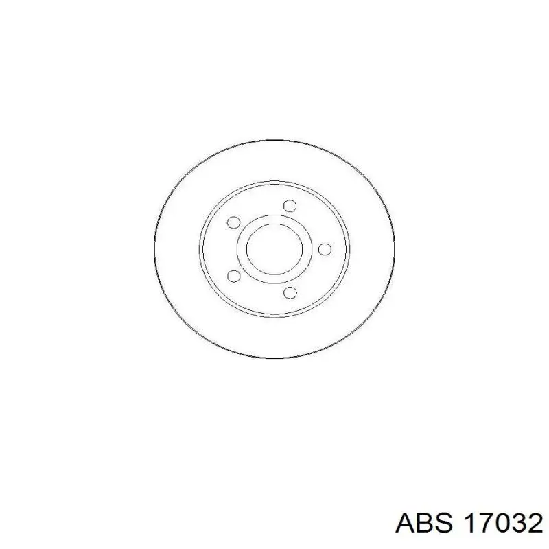 Comprar 17032 ABS Freno de disco delantero