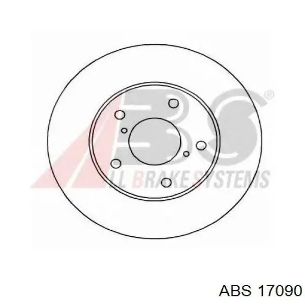 17090 ABS freno de disco delantero