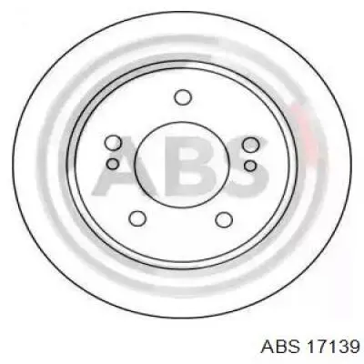Comprar 17139 ABS Disco de freno trasero