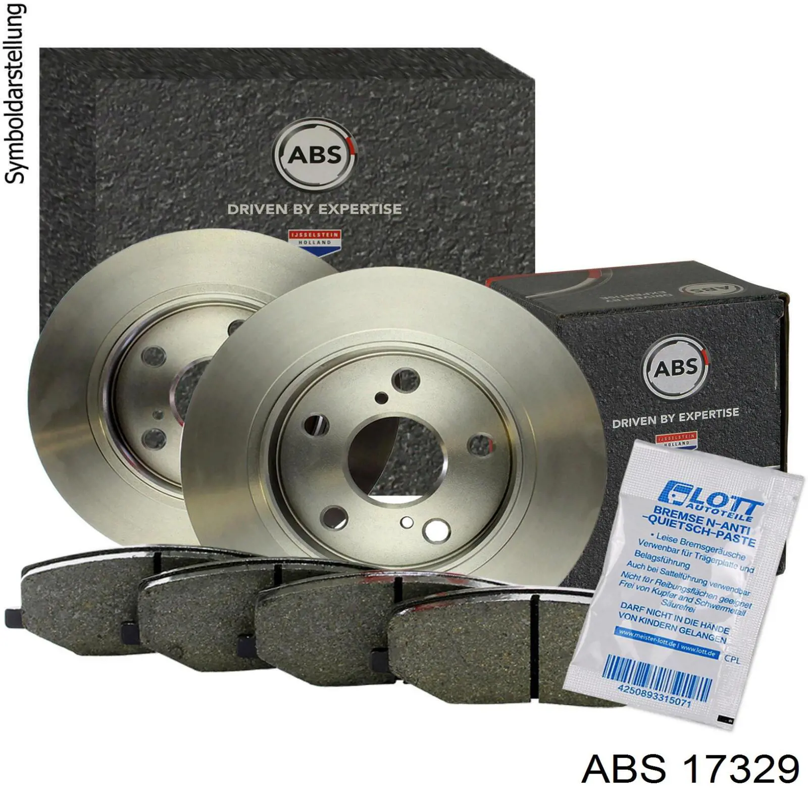 Freno de disco delantero ABS 17329 precio, desde 94,78 USD