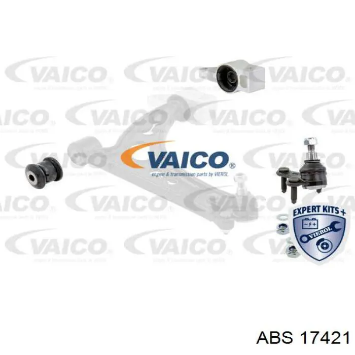Comprar 17421 ABS Freno de disco delantero