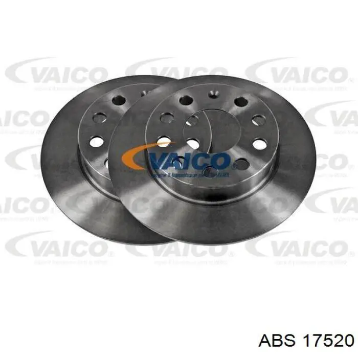 17520 ABS disco de freno trasero