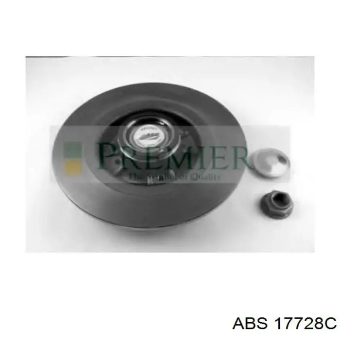 Disco de freno trasero 17728C ABS