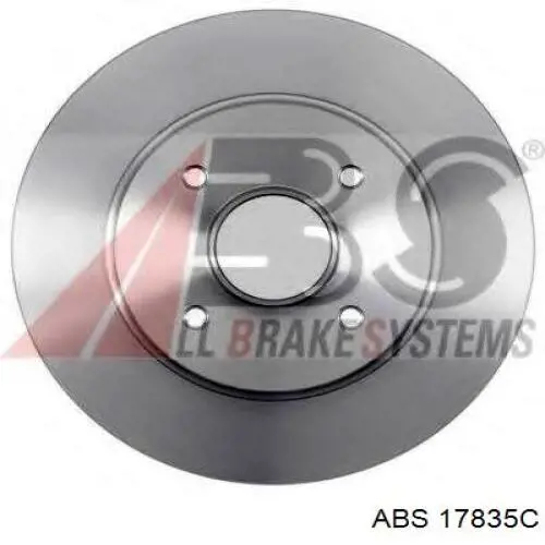 Disco de freno trasero ABS 17835C precio, desde 59,53 EUR