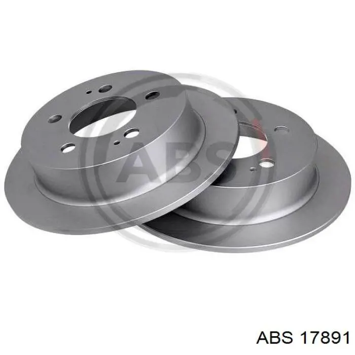 Disco de freno trasero ABS 17891 precio, desde 48,86 EUR