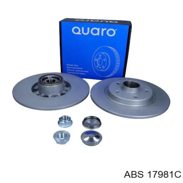 Disco de freno trasero ABS 17981C precio, desde 79,91 EUR