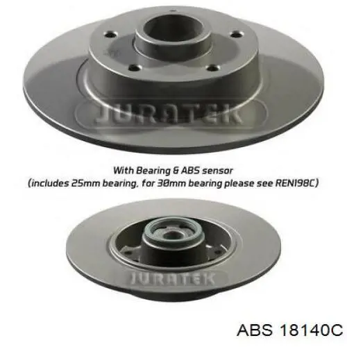 Frenos traseros ABS 18140C