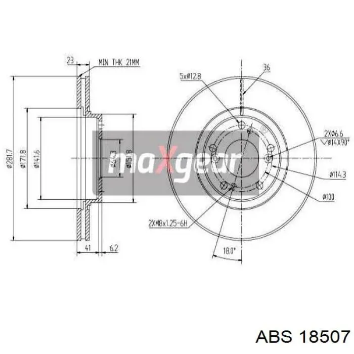 24012501891-PCS-MSP Master-sport freno de disco delantero