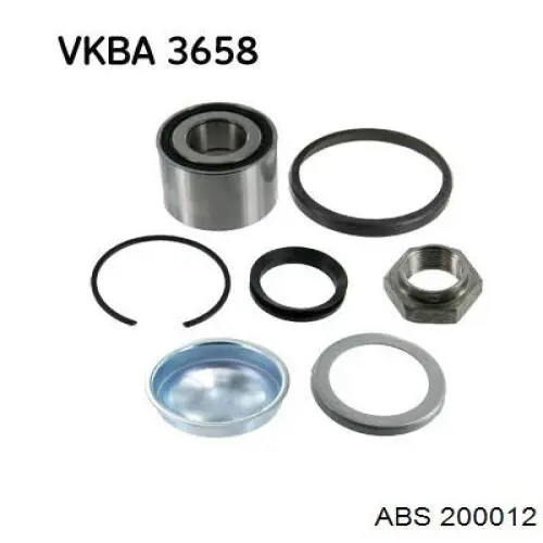 Cojinete de cubo delantero ABS 200012 precio, desde 22,68 EUR