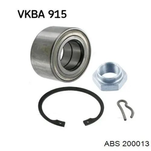 Cojinete de rueda delantero 200013 ABS
