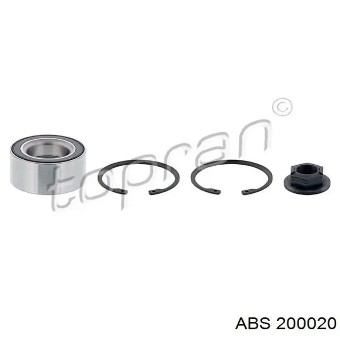 Comprar 200020 ABS Cojinete de rueda delantero