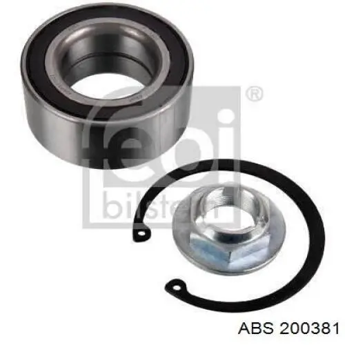 Cojinete de rueda delantero 200381 ABS