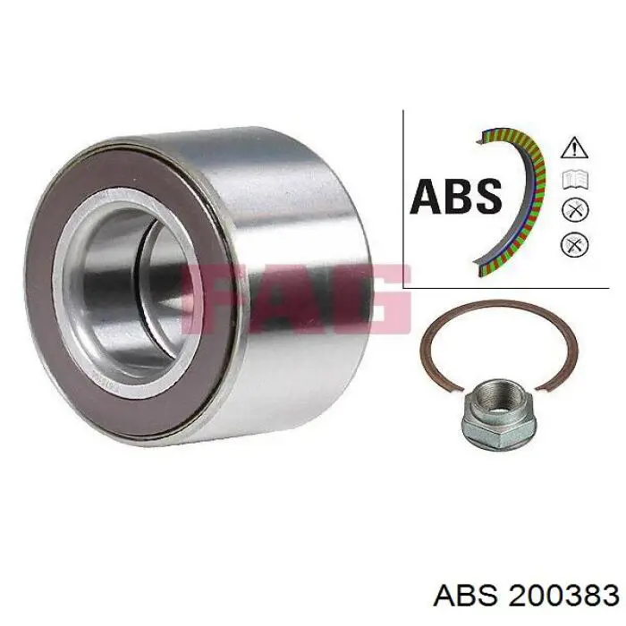 Cojinete de rueda delantero ABS 200383 precio, desde 25,17 EUR