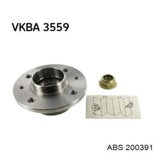 200391 ABS cubo de rueda trasero