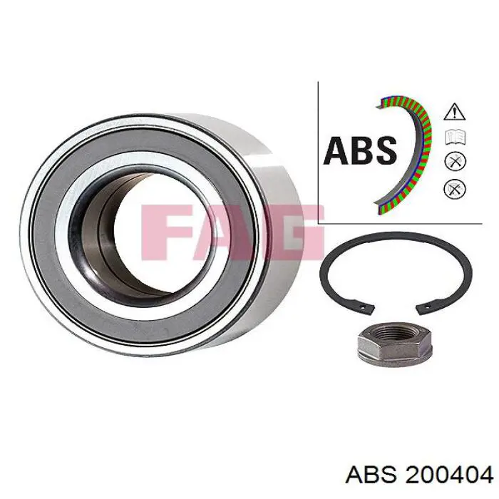 Comprar 200404 ABS Cojinete de rueda delantero