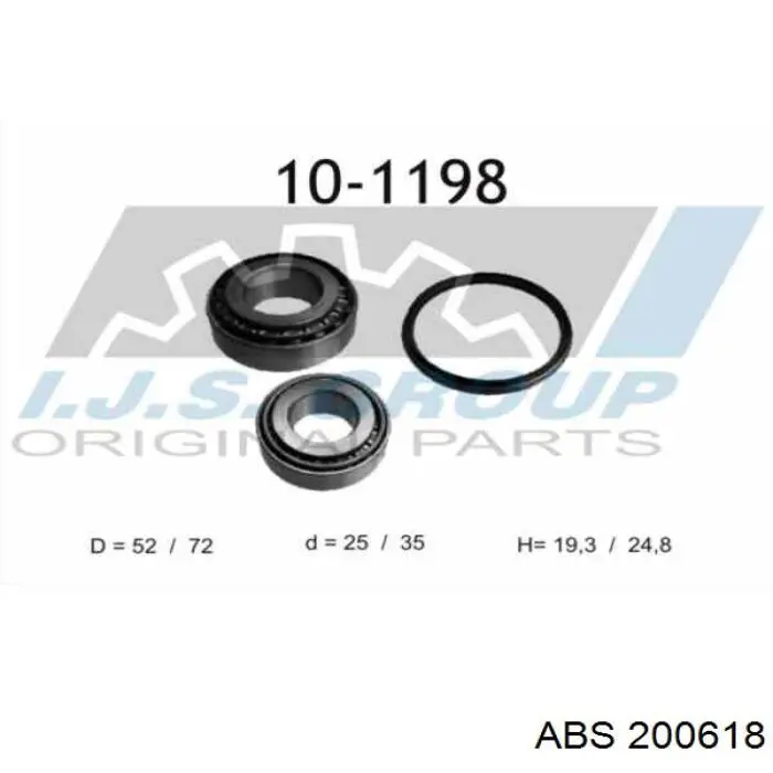 Cojinete de rueda trasero Renault Trafic 1 TXX