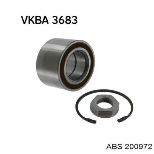 Cojinete de rueda delantero ABS 200972 precio, desde 34,83 EUR