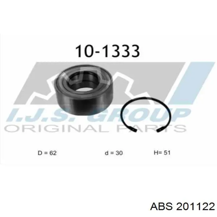 Cojinete de rueda 201122 ABS