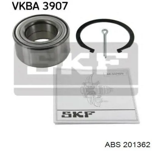 Cojinete de rueda delantero 201362 ABS