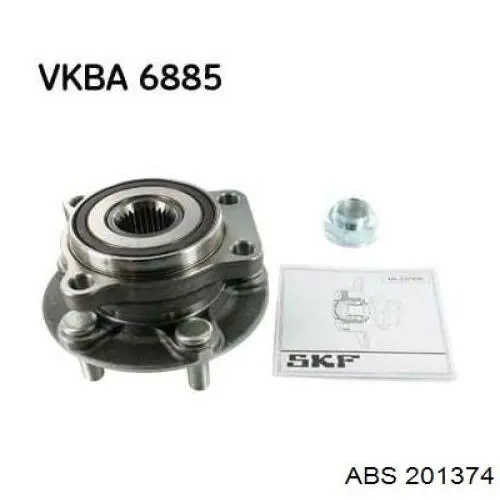 201374 ABS cubo de rueda delantero