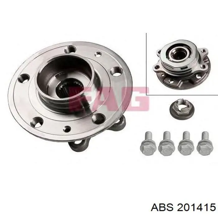 201415 ABS cubo de rueda delantero