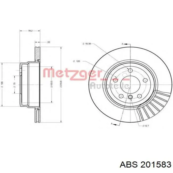 Buje de rueda ABS 201583 precio, desde 74,19 EUR