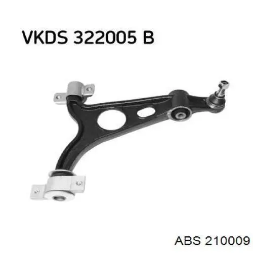 Barra oscilante, suspensión de ruedas delantera, inferior derecha Alfa Romeo 147 937