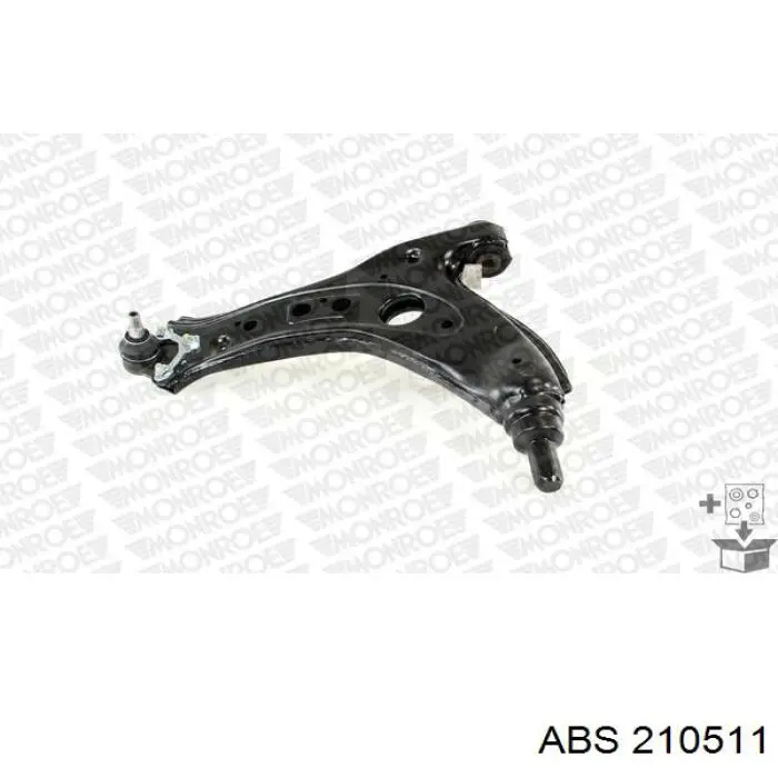 Brazo inferior izquierdo/derecho de suspensión delantera ABS 210511 precio, desde 43,56 EUR