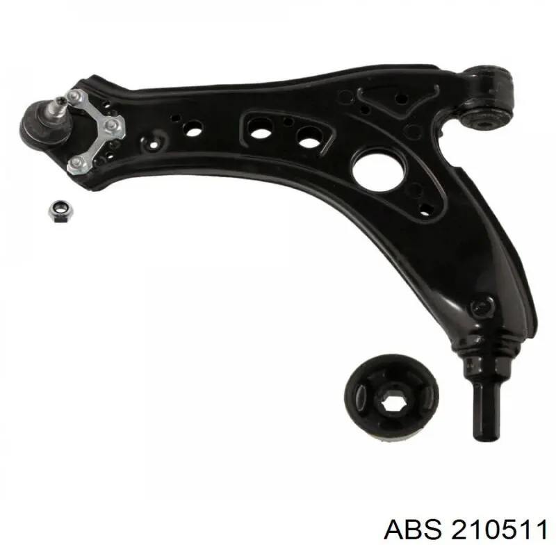 Brazo inferior izquierdo/derecho de suspensión delantera 210511 ABS