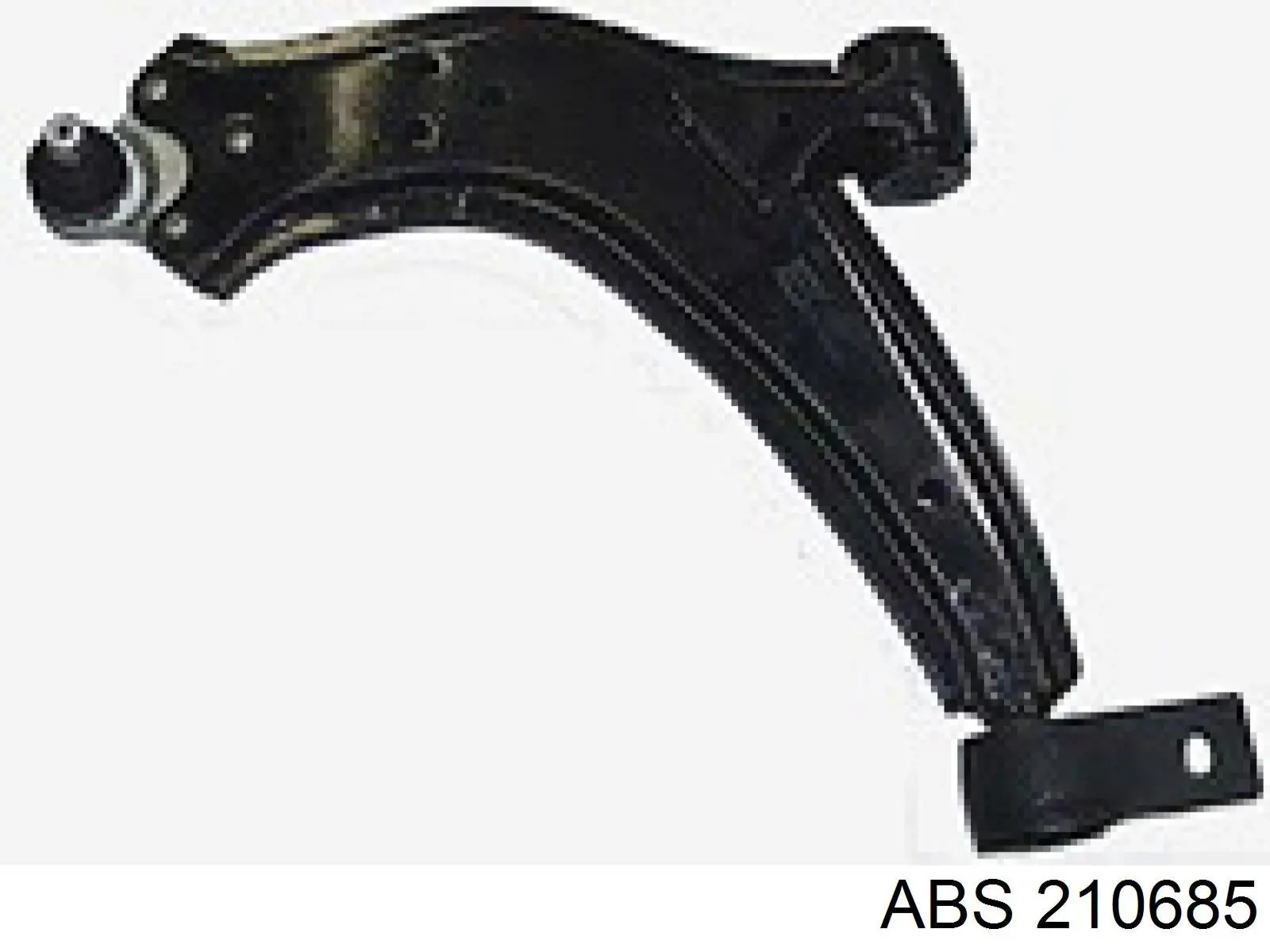 3520F3 Peugeot/Citroen Brazo inferior izquierdo de la suspensión delantera