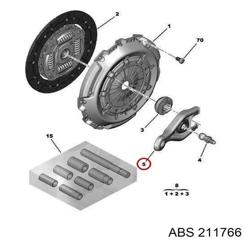 Brazo inferior derecho de la suspensión delantera LR014673 Land Rover