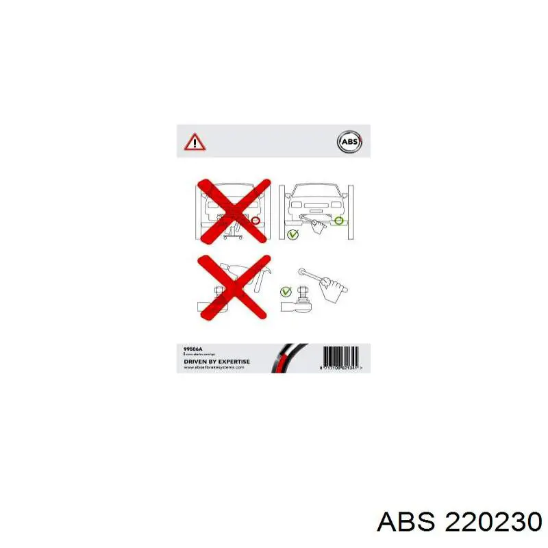 Comprar 220230 ABS Rótula inferior de suspensión