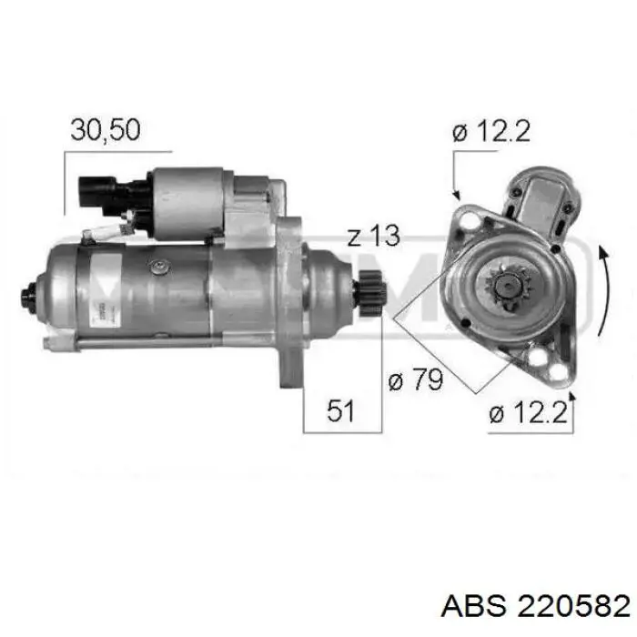 Comprar 220582 ABS Rótula barra de acoplamiento exterior