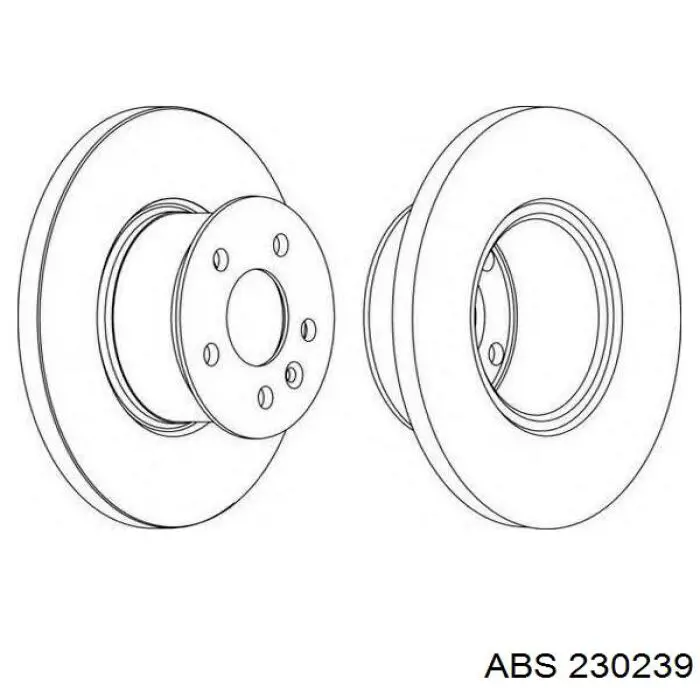 230239 ABS rótula barra de acoplamiento exterior