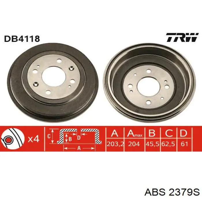 Comprar Tambor de freno trasero Civic VI EJ9, EK3/4