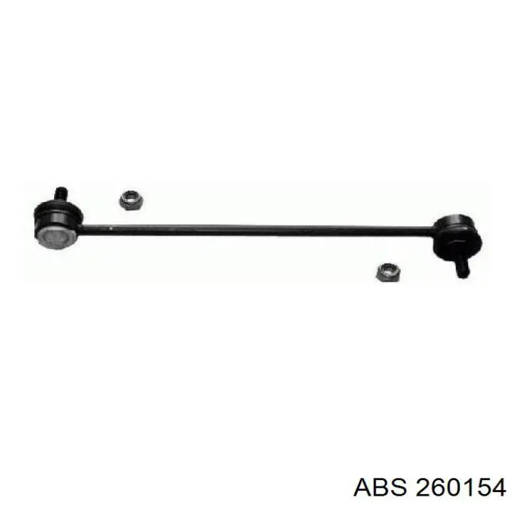 Soporte de la barra estabilizadora delantera ABS 260154