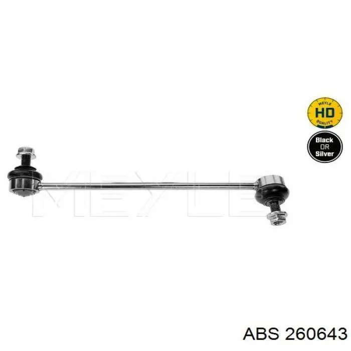 Bieleta estabilizadora delantera derecha ABS 260643 precio, desde 11,74 EUR