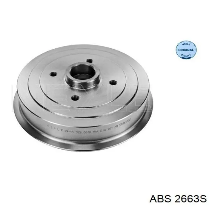 Comprar 2663S ABS Tambor de freno trasero