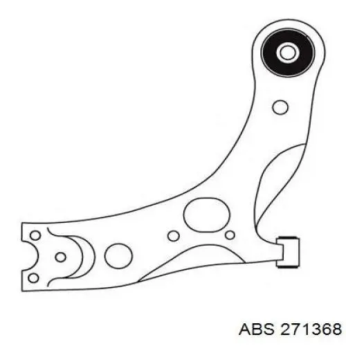 Silentblock de suspensión delantero inferior Toyota Auris E15