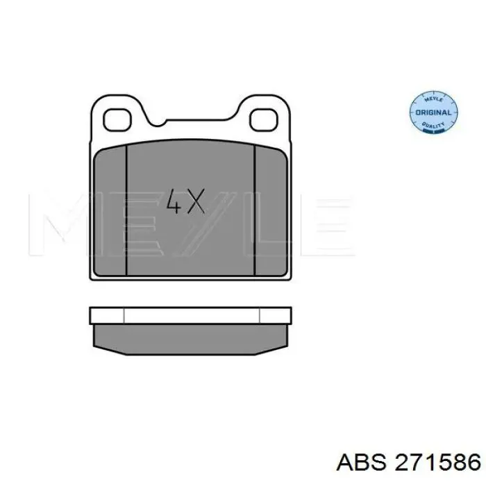 Buje de barra estabilizadora delantera 272460 Volvo