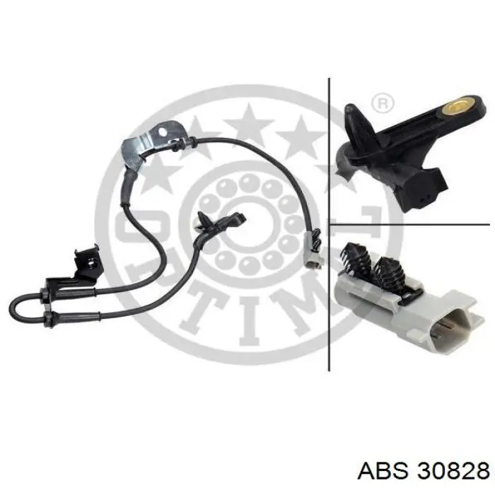 30828 ABS sensor abs delantero derecho