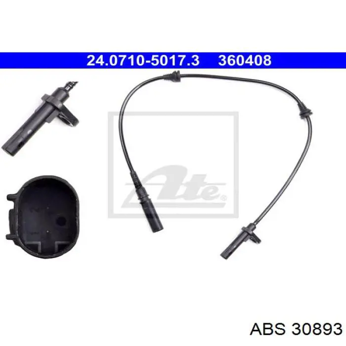 Sensor ABS, rueda delantera para BMW X6 (E72)