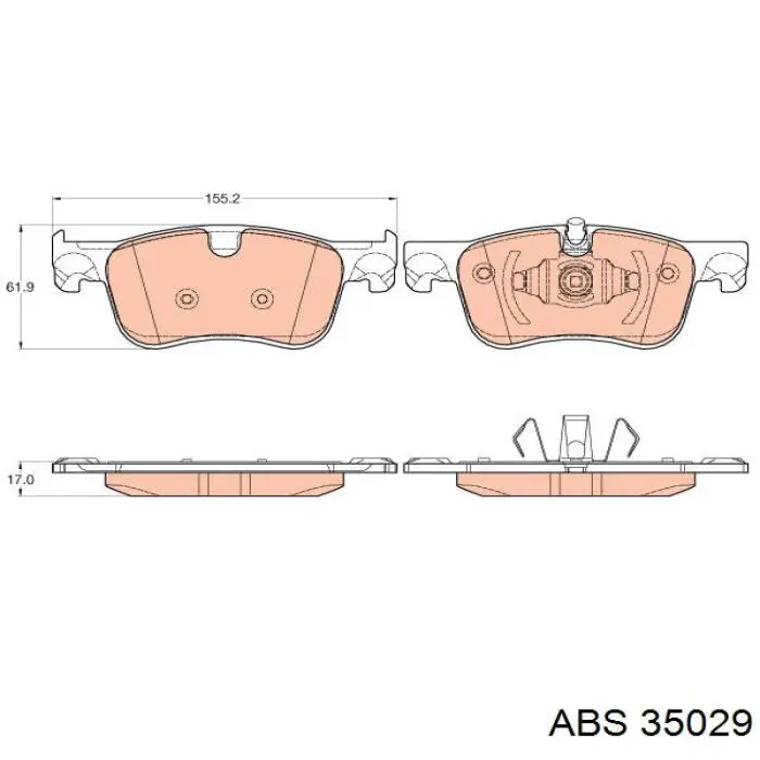 Pastillas de freno 986494695 Bosch
