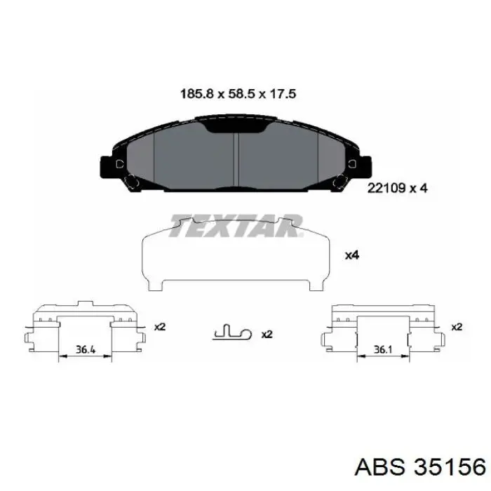 Pastillas freno delanteras Ford 2290829 precio, desde 50,25 EUR