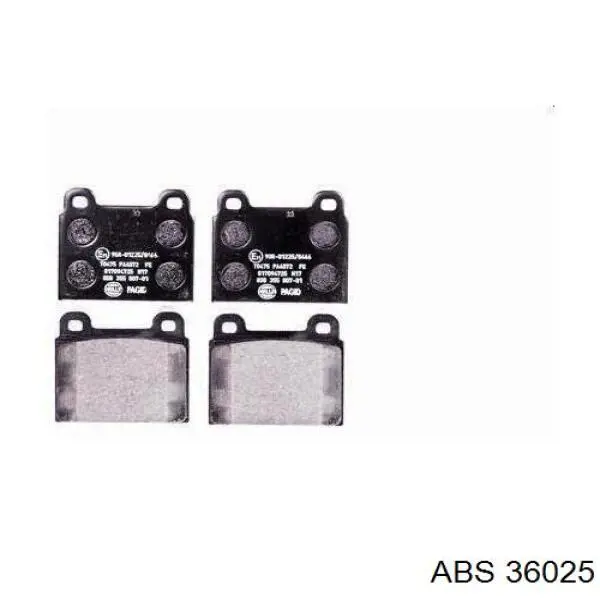 Pastillas de freno delanteras Peugeot/Citroen 016473